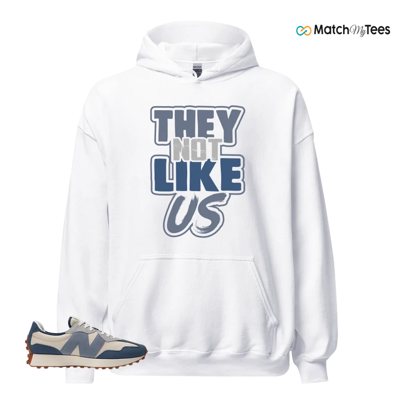 NEW BALANCE 327 VINTAGE INDIGO ARCTIC GREY SNEAKER Matching Tees hoodie