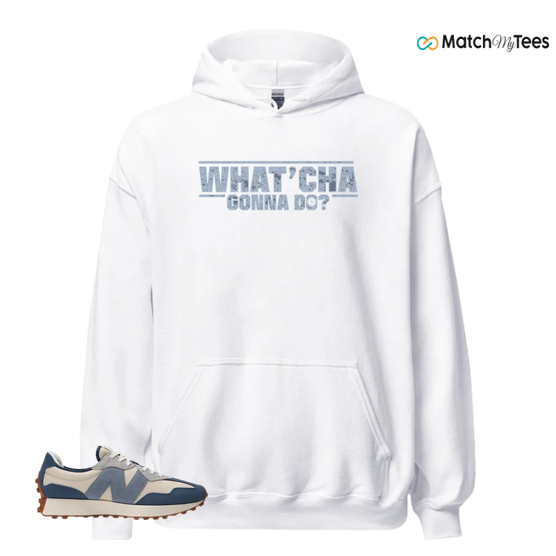 NEW BALANCE 327 VINTAGE INDIGO ARCTIC GREY SNEAKER Matching Tees hoodie