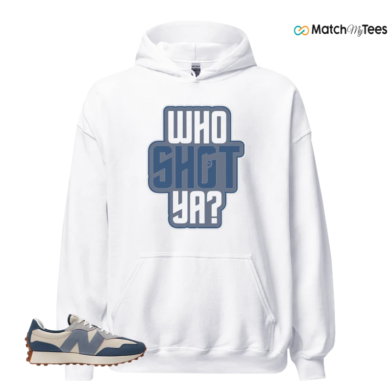 NEW BALANCE 327 VINTAGE INDIGO ARCTIC GREY SNEAKER Matching Tees hoodie