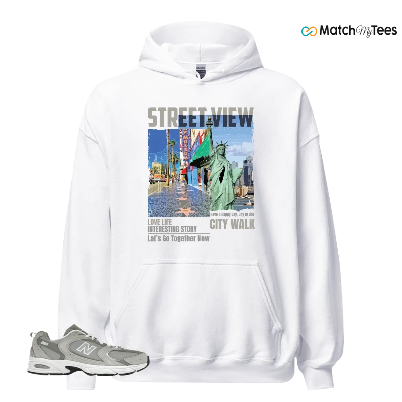 NEW BALANCE 530 RAINCLOUD SNEAKER Matching Tees hoodie
