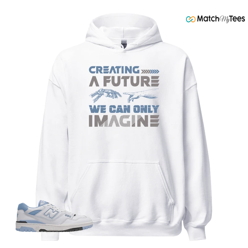 NEW BALANCE 550 CAROLINA BLUE SNEAKER Matching Tees hoodie