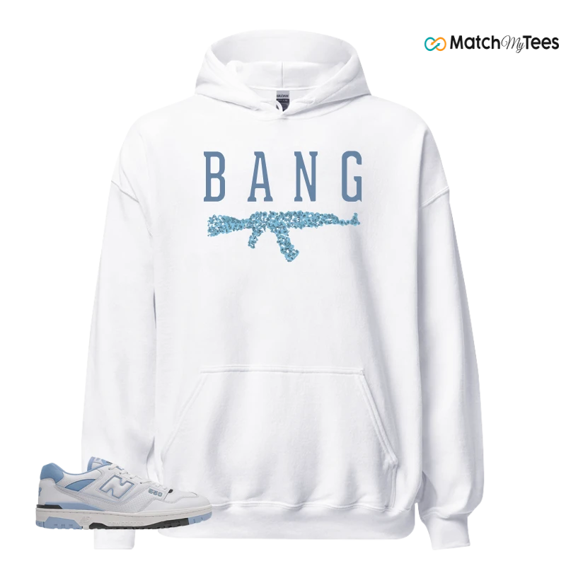 NEW BALANCE 550 CAROLINA BLUE SNEAKER Matching Tees hoodie