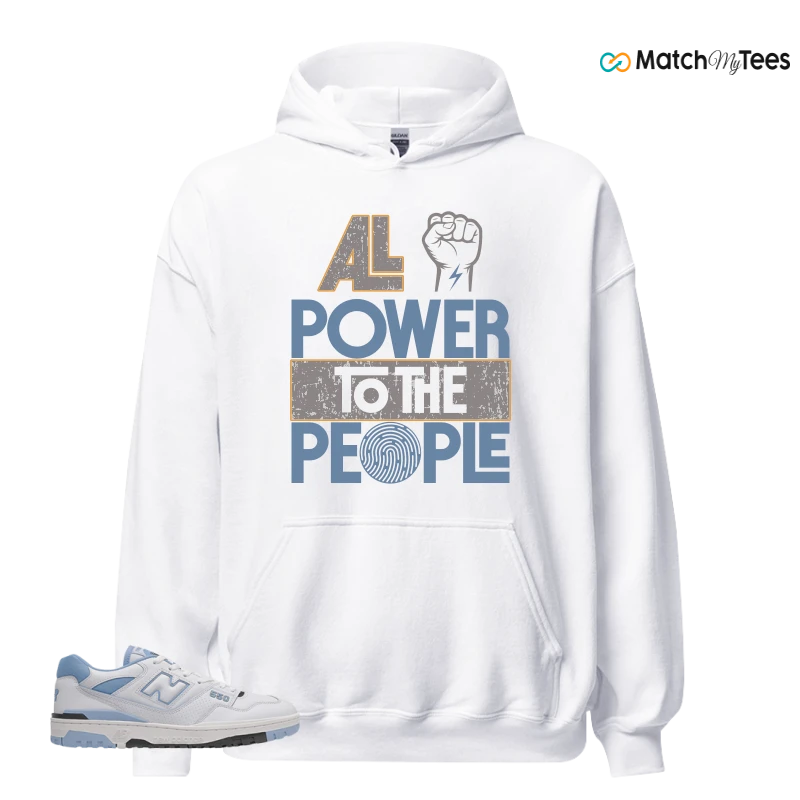 NEW BALANCE 550 CAROLINA BLUE SNEAKER Matching Tees hoodie