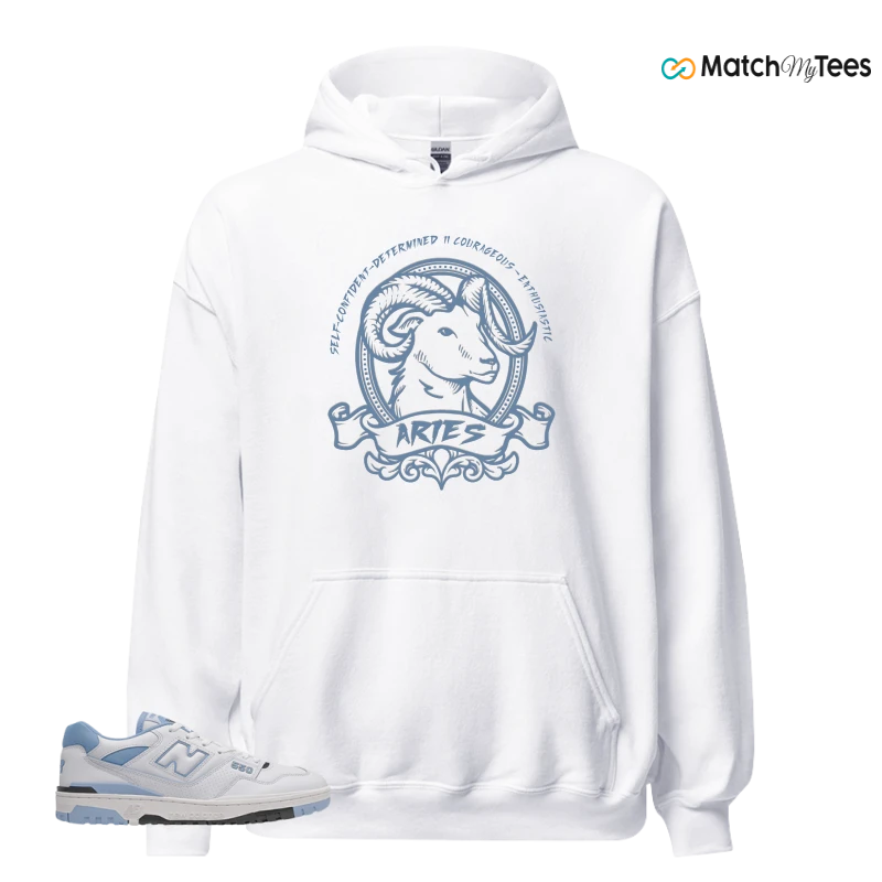 NEW BALANCE 550 CAROLINA BLUE SNEAKER Matching Tees hoodie