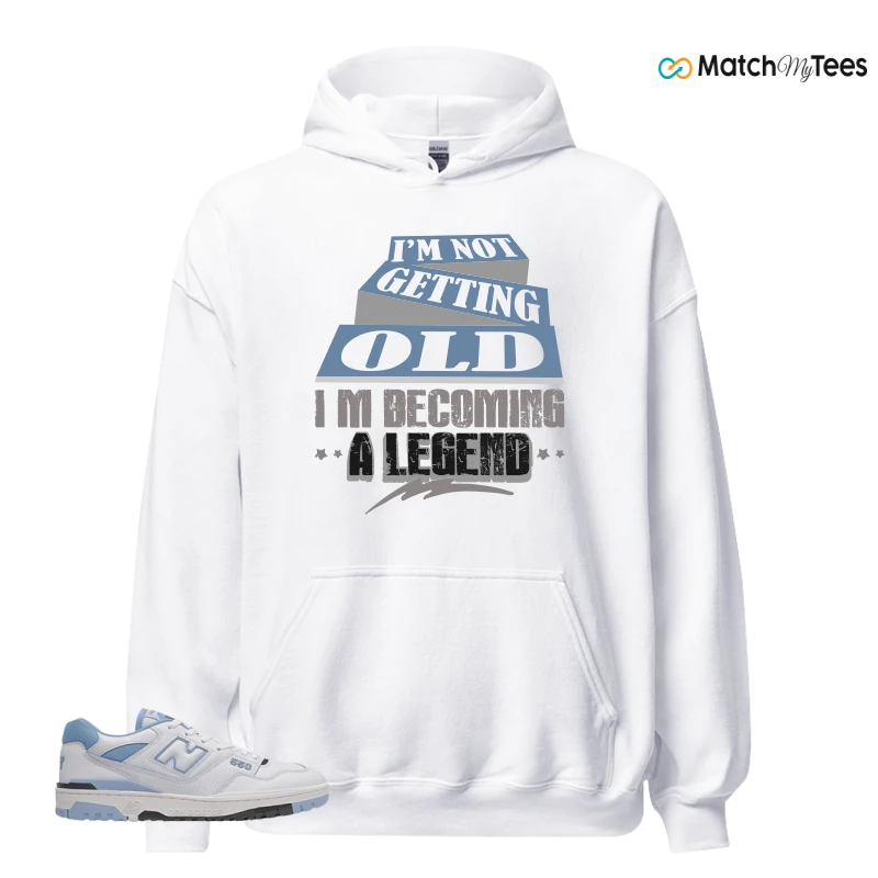 NEW BALANCE 550 CAROLINA BLUE SNEAKER Matching Tees hoodie