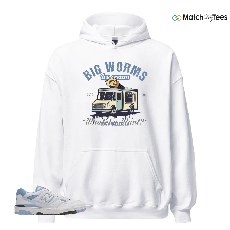 NEW BALANCE 550 CAROLINA BLUE SNEAKER Matching Tees hoodie