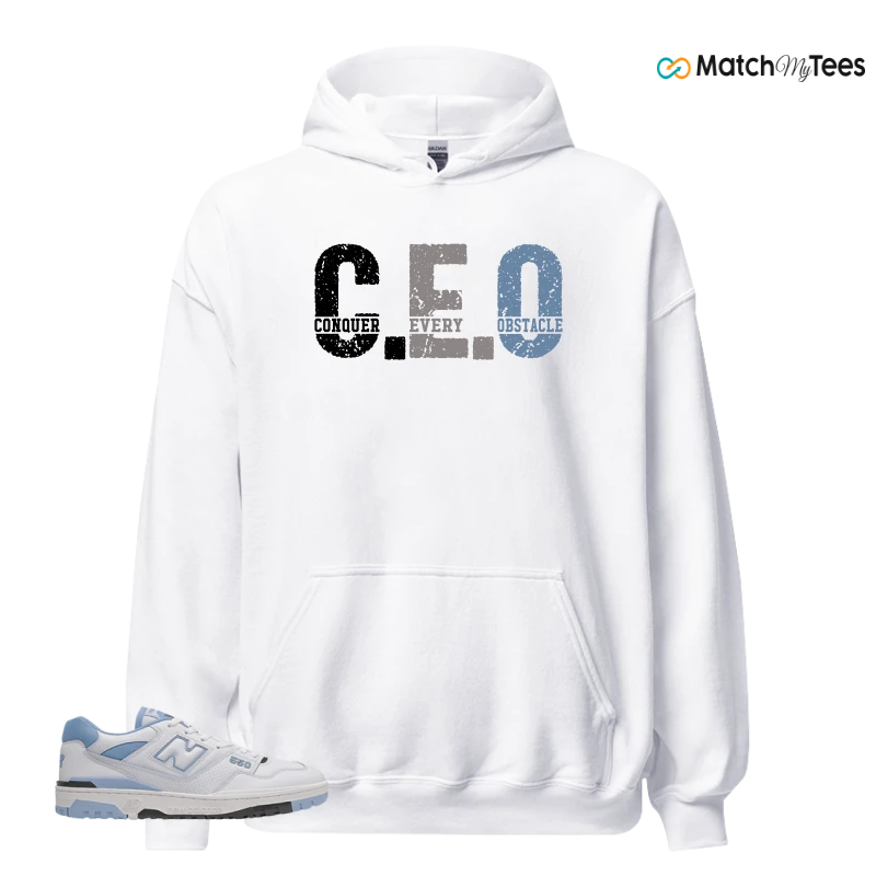NEW BALANCE 550 CAROLINA BLUE SNEAKER Matching Tees hoodie