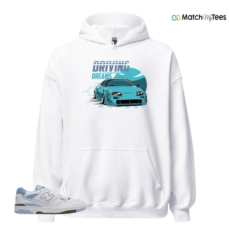 NEW BALANCE 550 CAROLINA BLUE SNEAKER Matching Tees hoodie