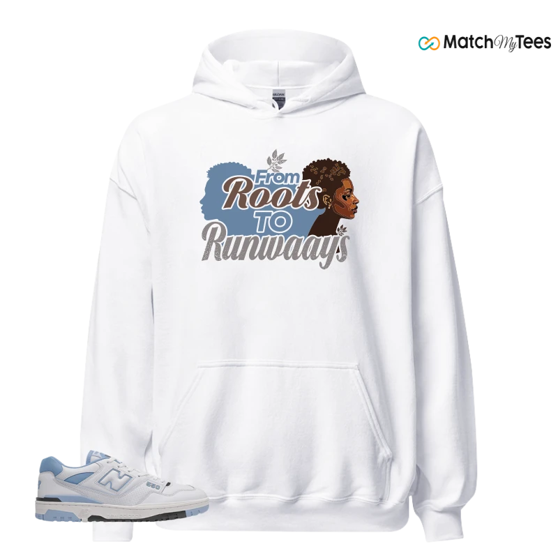 NEW BALANCE 550 CAROLINA BLUE SNEAKER Matching Tees hoodie