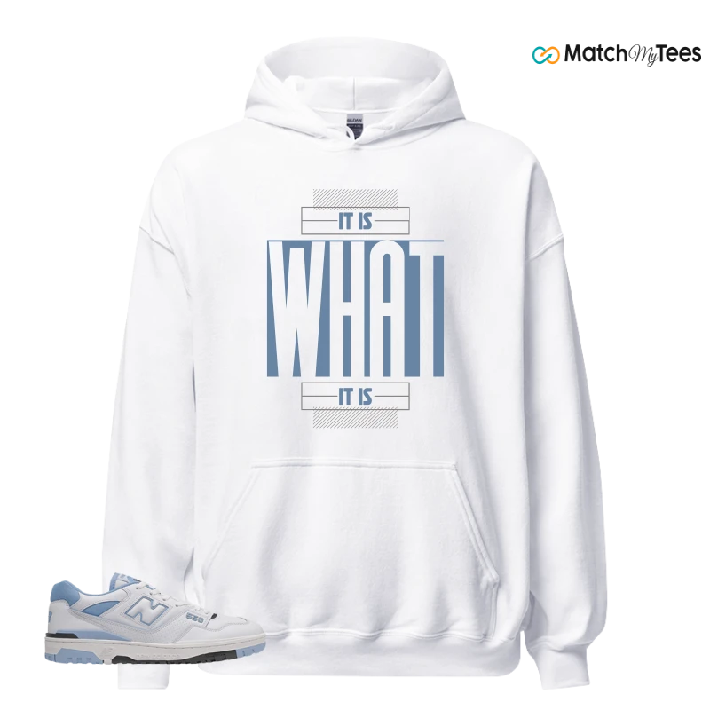 NEW BALANCE 550 CAROLINA BLUE SNEAKER Matching Tees hoodie