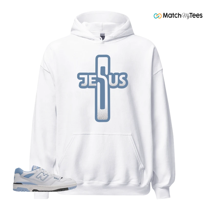NEW BALANCE 550 CAROLINA BLUE SNEAKER Matching Tees hoodie