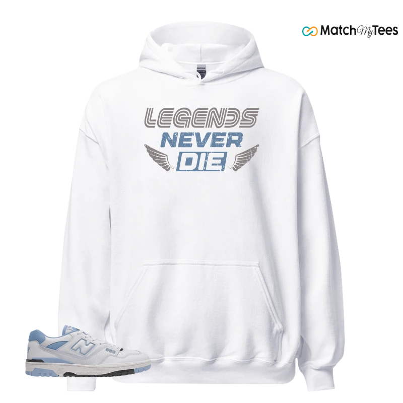 NEW BALANCE 550 CAROLINA BLUE SNEAKER Matching Tees hoodie