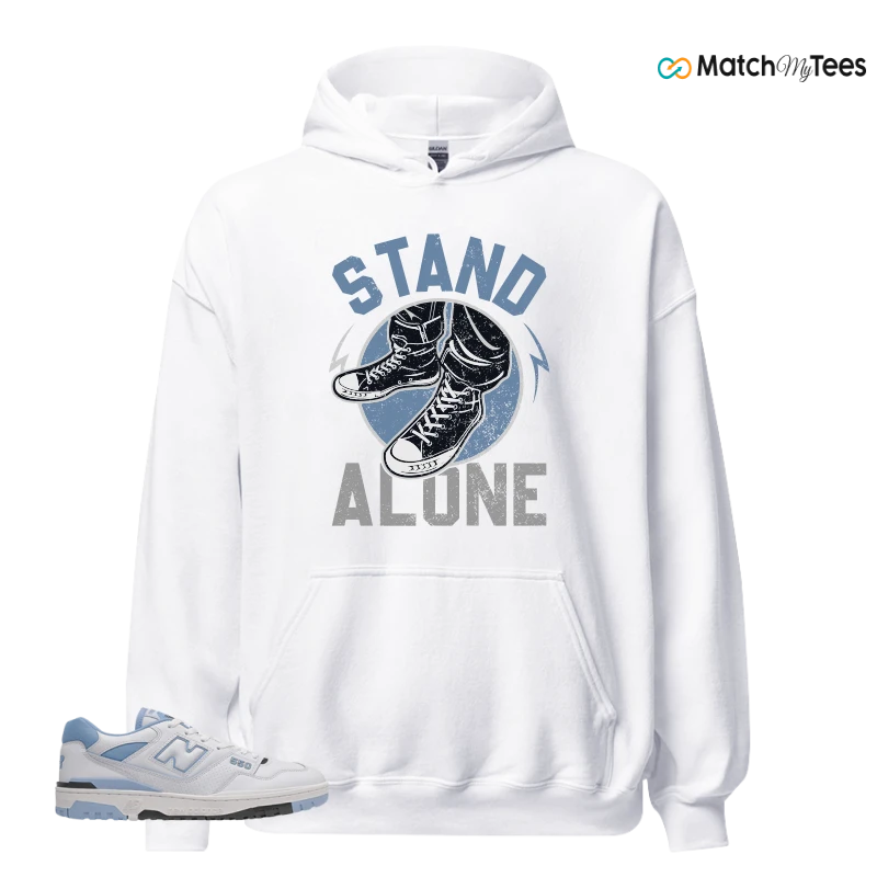 NEW BALANCE 550 CAROLINA BLUE SNEAKER Matching Tees hoodie