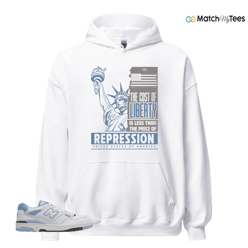 NEW BALANCE 550 CAROLINA BLUE SNEAKER Matching Tees hoodie