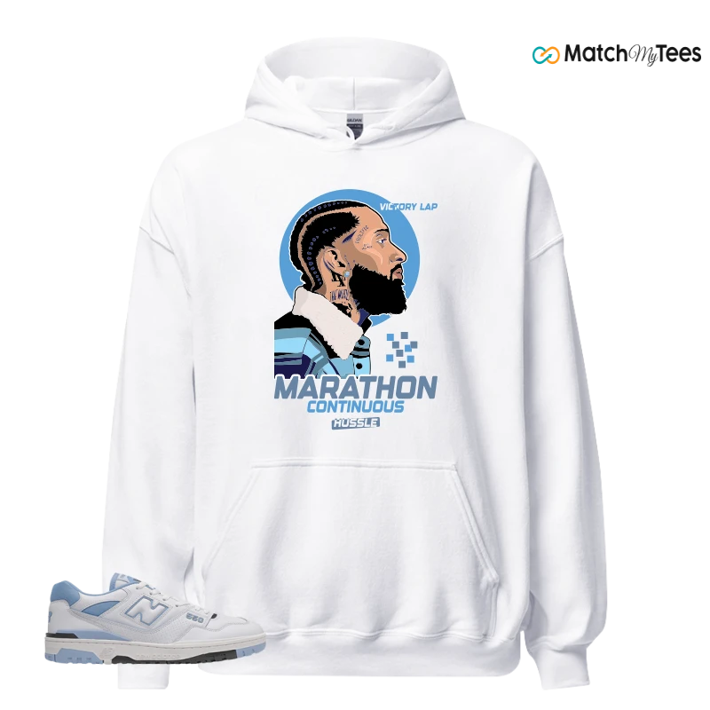 NEW BALANCE 550 CAROLINA BLUE SNEAKER Matching Tees hoodie