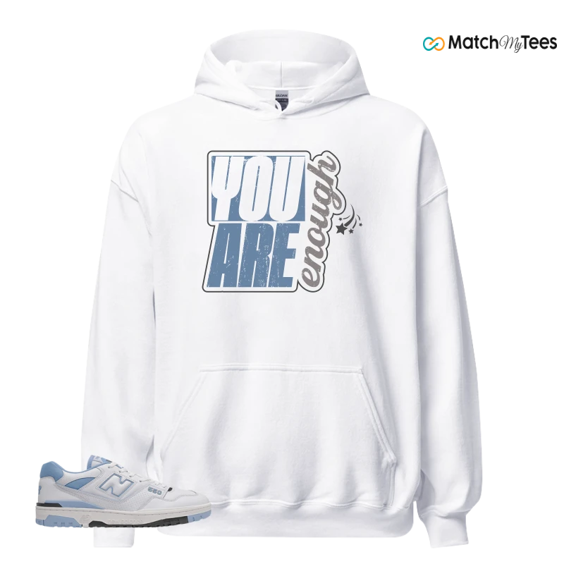 NEW BALANCE 550 CAROLINA BLUE SNEAKER Matching Tees hoodie