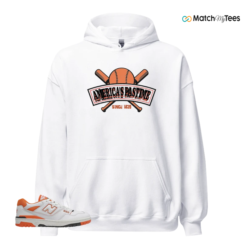 NEW BALANCE 550 IN BURNT ORANGE SNEAKER Matching Tees hoodie