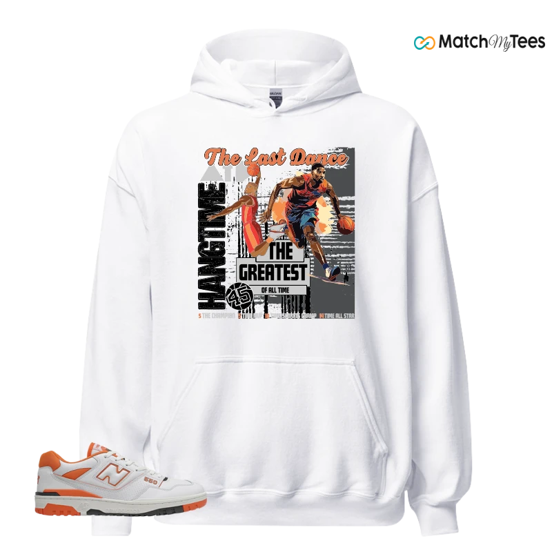 NEW BALANCE 550 IN BURNT ORANGE SNEAKER Matching Tees hoodie