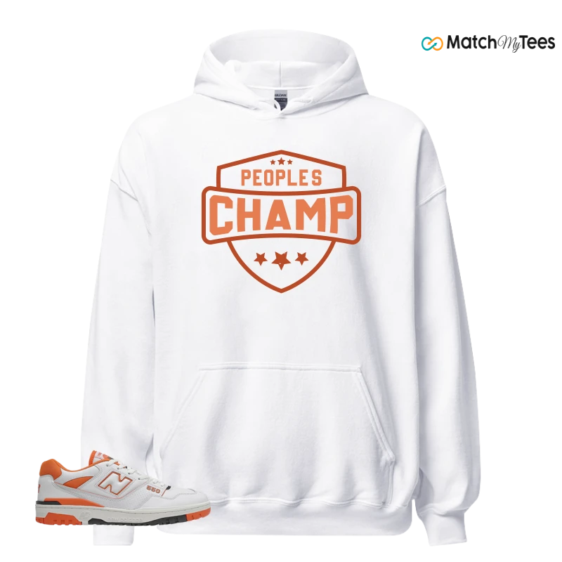 NEW BALANCE 550 IN BURNT ORANGE SNEAKER Matching Tees hoodie
