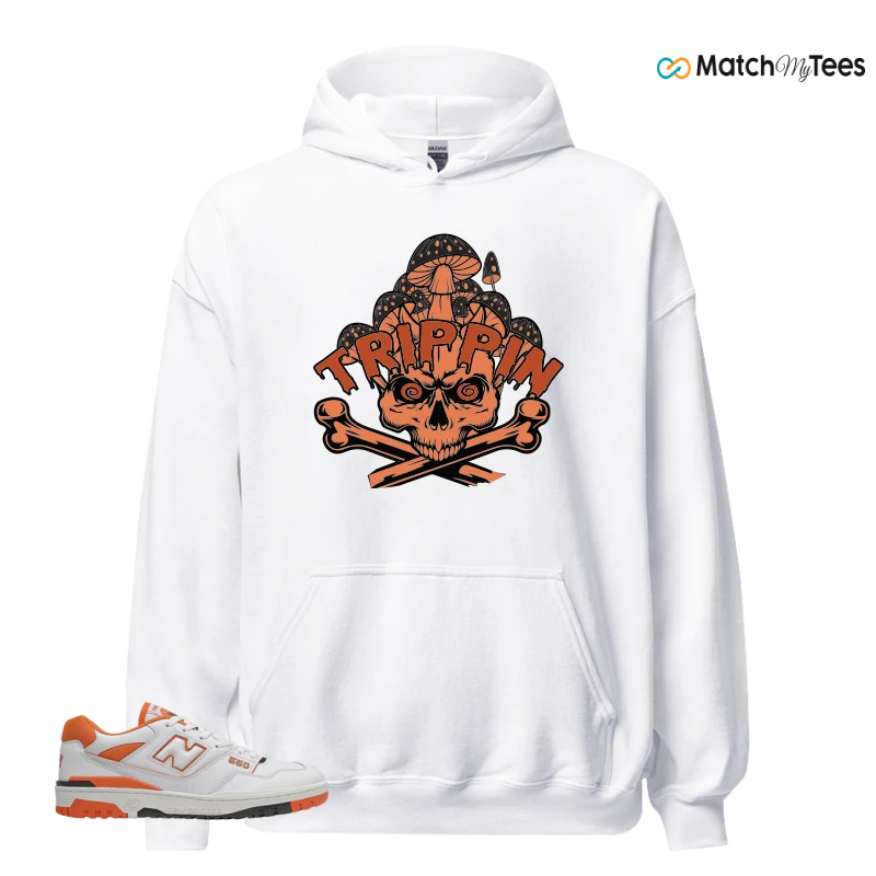 NEW BALANCE 550 IN BURNT ORANGE SNEAKER Matching Tees hoodie