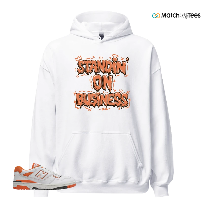 NEW BALANCE 550 IN BURNT ORANGE SNEAKER Matching Tees hoodie