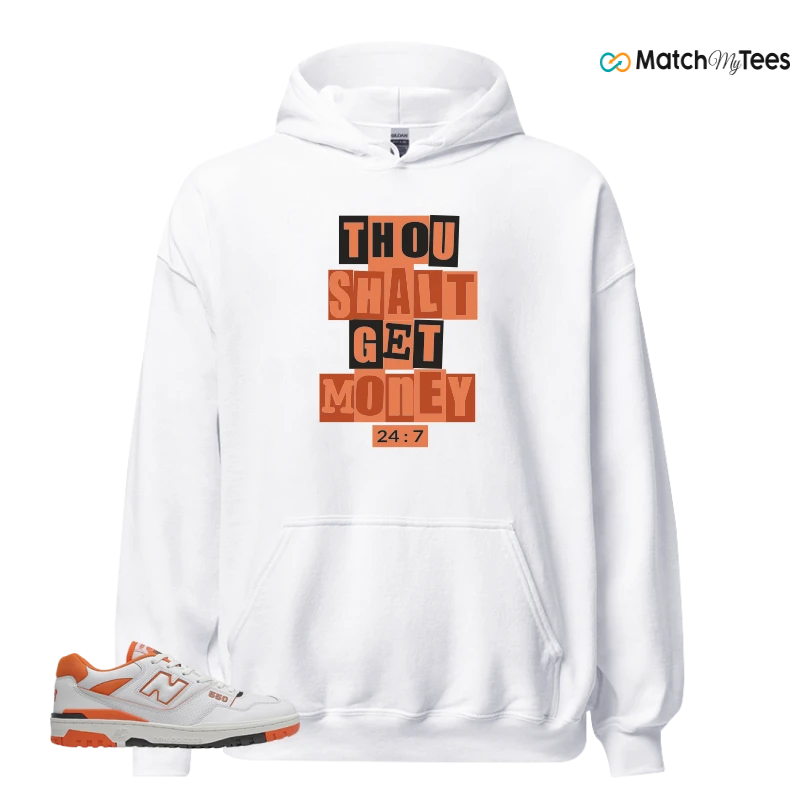 NEW BALANCE 550 IN BURNT ORANGE SNEAKER Matching Tees hoodie