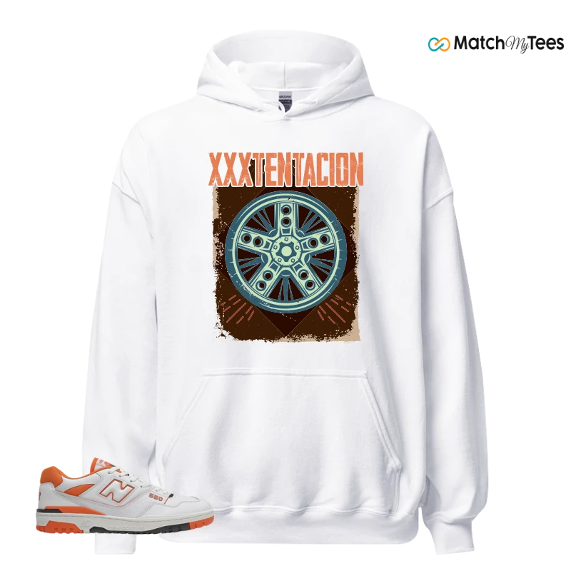 NEW BALANCE 550 IN BURNT ORANGE SNEAKER Matching Tees hoodie