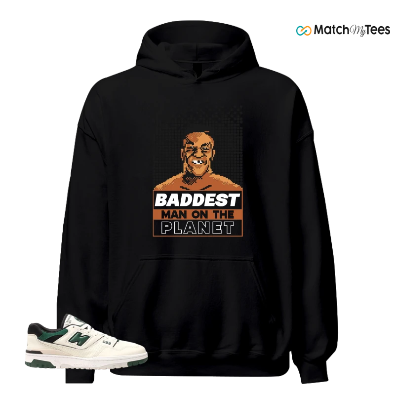 NEW BALANCE 550 SEA SALT PINE GREEN SNEAKER Matching Tees hoodie