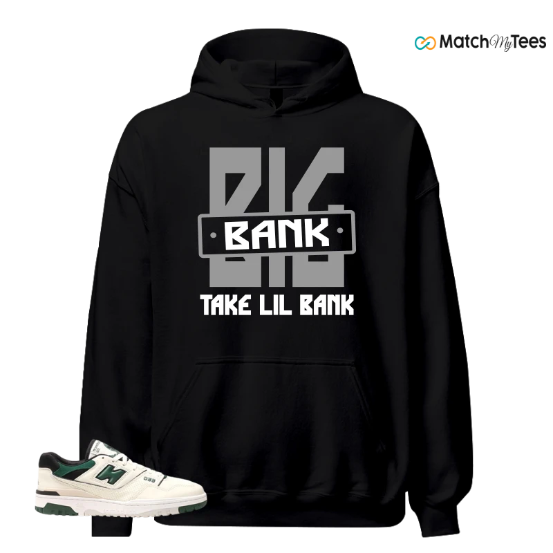 NEW BALANCE 550 SEA SALT PINE GREEN SNEAKER Matching Tees hoodie