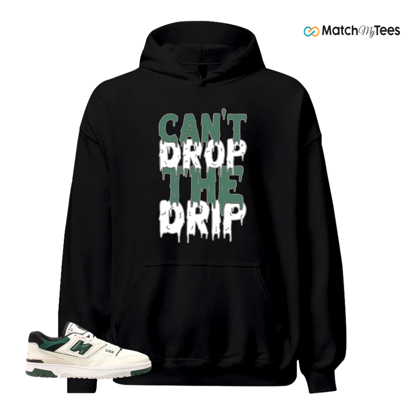NEW BALANCE 550 SEA SALT PINE GREEN SNEAKER Matching Tees hoodie