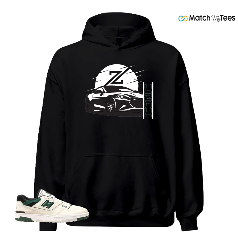 NEW BALANCE 550 SEA SALT PINE GREEN SNEAKER Matching Tees hoodie