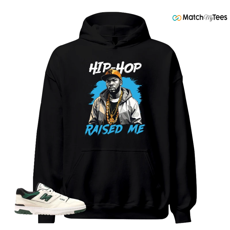 NEW BALANCE 550 SEA SALT PINE GREEN SNEAKER Matching Tees hoodie