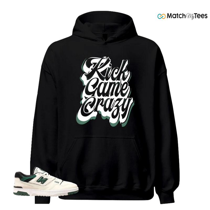 NEW BALANCE 550 SEA SALT PINE GREEN SNEAKER Matching Tees hoodie