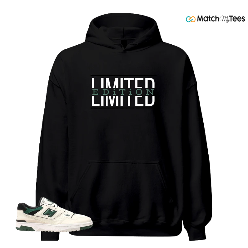 NEW BALANCE 550 SEA SALT PINE GREEN SNEAKER Matching Tees hoodie