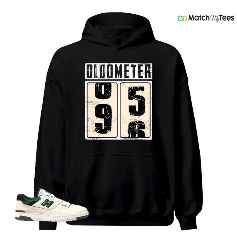 NEW BALANCE 550 SEA SALT PINE GREEN SNEAKER Matching Tees Hoodie for Men