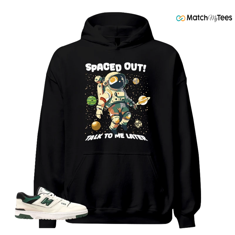 NEW BALANCE 550 SEA SALT PINE GREEN SNEAKER Matching Tees hoodie