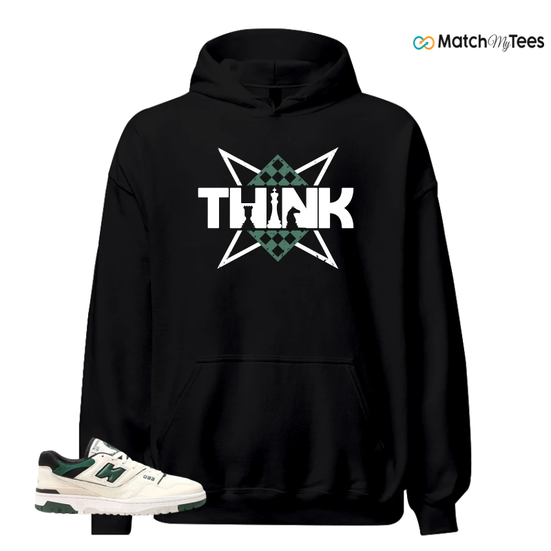 NEW BALANCE 550 SEA SALT PINE GREEN SNEAKER Matching Tees hoodie