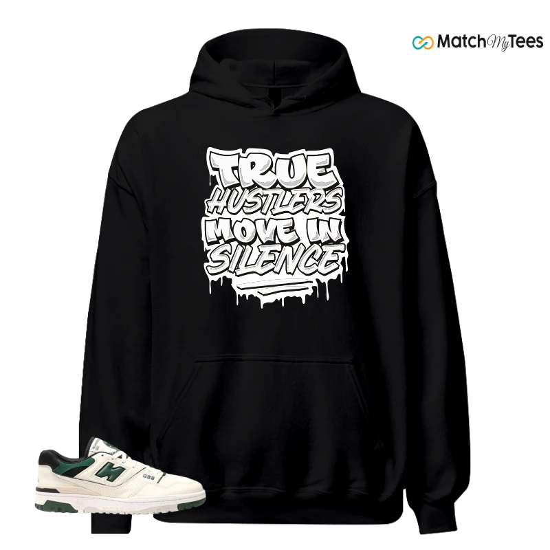 NEW BALANCE 550 SEA SALT PINE GREEN SNEAKER Matching Tees Hoodie for Men
