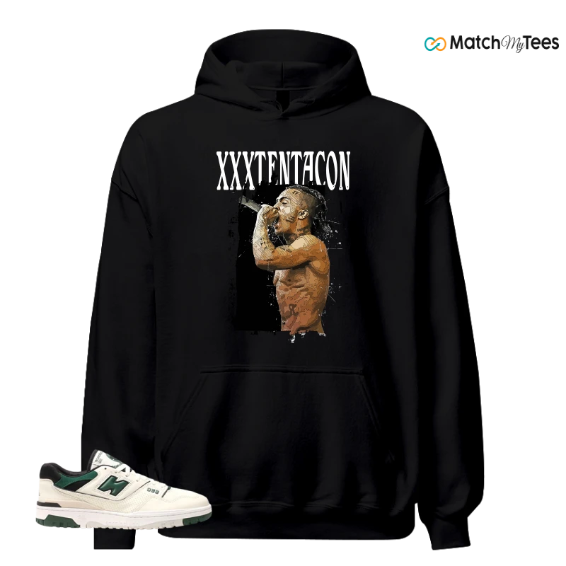 NEW BALANCE 550 SEA SALT PINE GREEN SNEAKER Matching Tees hoodie