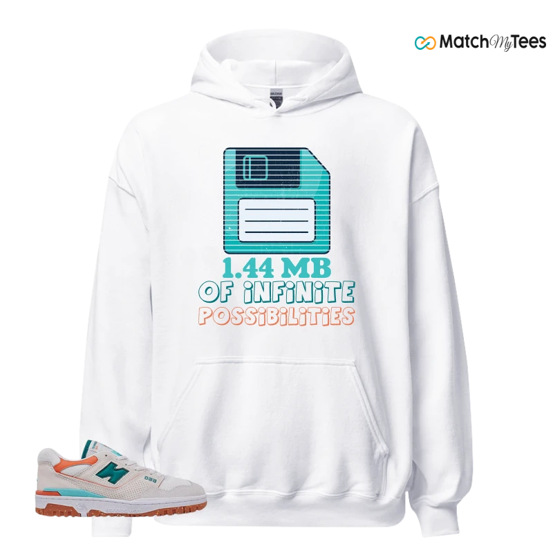 NEW BALANCE 550 SEA SALT VERDIGRIS (WOMEN'S) SNEAKER Matching Tees hoodie