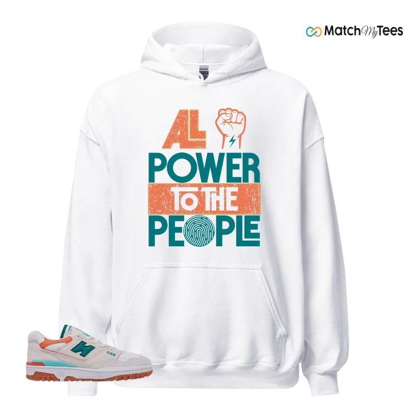 NEW BALANCE 550 SEA SALT VERDIGRIS (WOMEN'S) SNEAKER Matching Tees hoodie