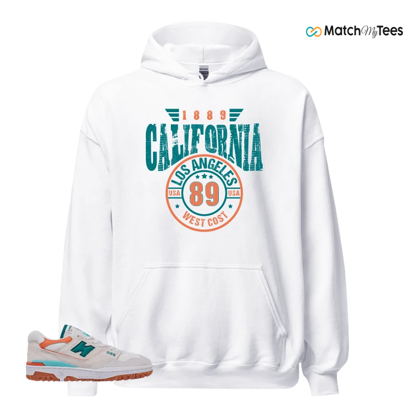 NEW BALANCE 550 SEA SALT VERDIGRIS (WOMEN'S) SNEAKER Matching Tees hoodie