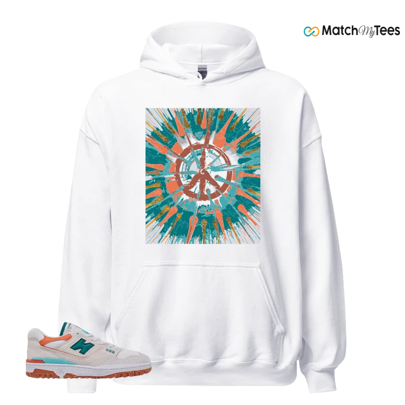 NEW BALANCE 550 SEA SALT VERDIGRIS (WOMEN'S) SNEAKER Matching Tees hoodie