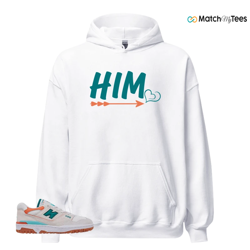 NEW BALANCE 550 SEA SALT VERDIGRIS (WOMEN'S) SNEAKER Matching Tees hoodie