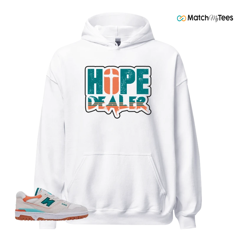 NEW BALANCE 550 SEA SALT VERDIGRIS (WOMEN'S) SNEAKER Matching Tees hoodie