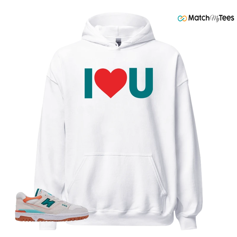 NEW BALANCE 550 SEA SALT VERDIGRIS (WOMEN'S) SNEAKER Matching Tees hoodie