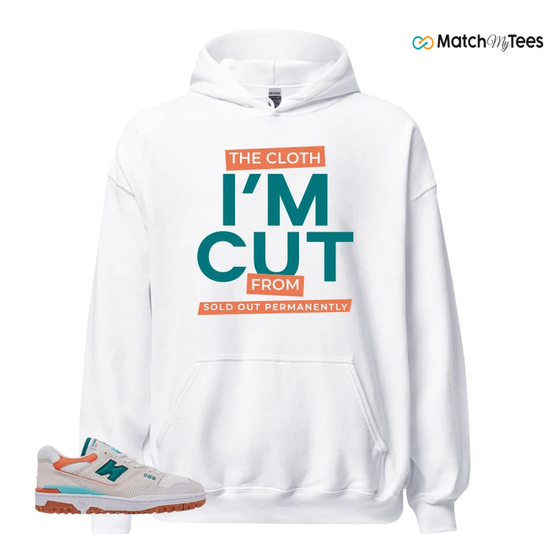 NEW BALANCE 550 SEA SALT VERDIGRIS (WOMEN'S) SNEAKER Matching Tees hoodie