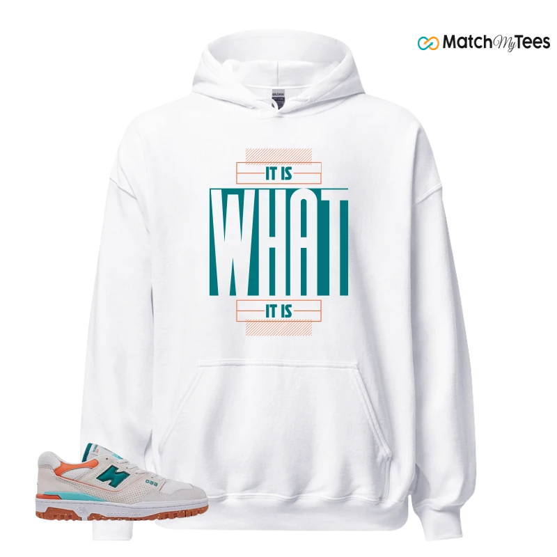 NEW BALANCE 550 SEA SALT VERDIGRIS (WOMEN'S) SNEAKER Matching Tees hoodie