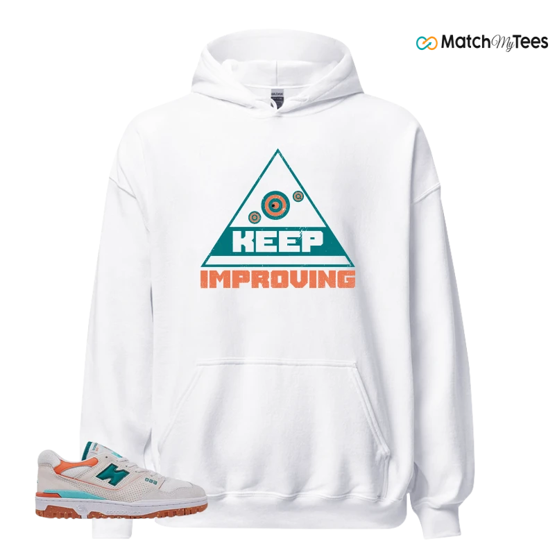 NEW BALANCE 550 SEA SALT VERDIGRIS (WOMEN'S) SNEAKER Matching Tees hoodie