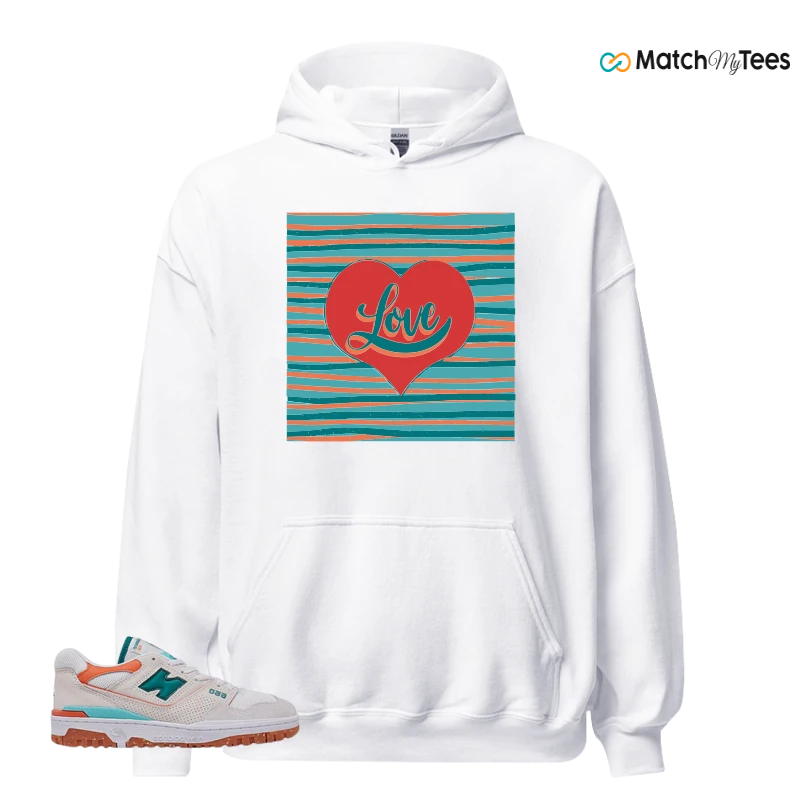 NEW BALANCE 550 SEA SALT VERDIGRIS (WOMEN'S) SNEAKER Matching Tees hoodie